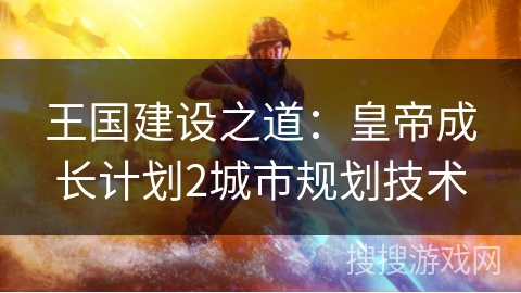 王国建设之道:皇帝成长计划2城市规划技术 王国建设之道:皇帝成长计划2城市规划技术