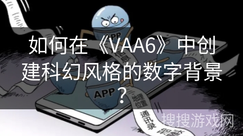 如何在《VAA6》中创建科幻风格的数字背景？