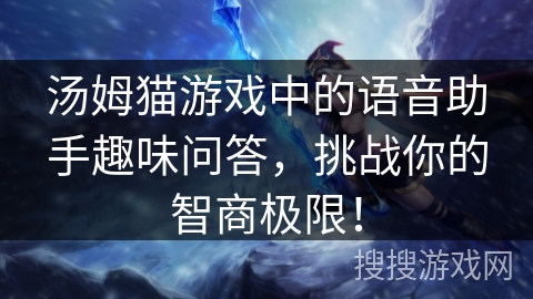 汤姆猫游戏中的语音助手趣味问答，挑战你的智商极限！