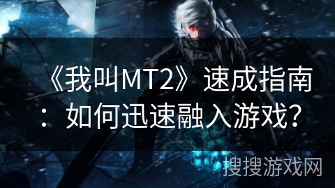 《我叫MT2》速成指南:如何迅速融入游戏? 《我叫MT2》速成指南:如何迅速融入游戏?
