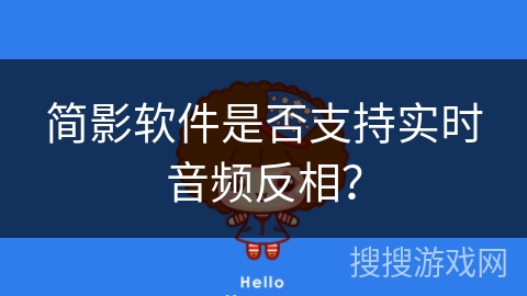 简影软件是否支持实时音频反相？
