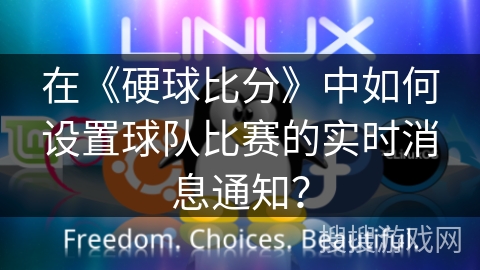 在《硬球比分》中如何设置球队比赛的实时消息通知？
