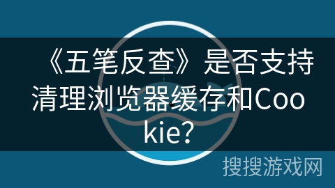 《五笔反查》是否支持清理浏览器缓存和Cookie？