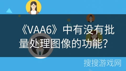 《VAA6》中有没有批量处理图像的功能? 《VAA6》中有没有批量处理图像的功能?