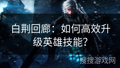 白荆回廊:如何高效升级英雄技能? 白荆回廊:如何高效升级英雄技能?