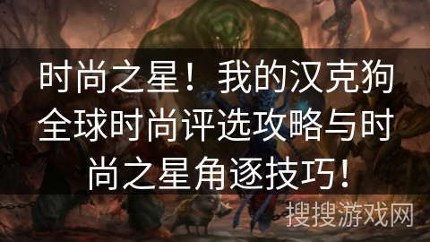 时尚之星！我的汉克狗全球时尚评选攻略与时尚之星角逐技巧！