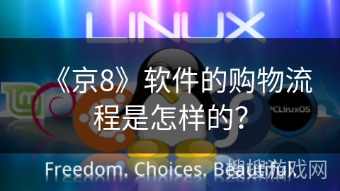 《京8》软件的购物流程是怎样的？