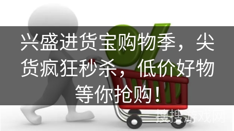 兴盛进货宝购物季，尖货疯狂秒杀，低价好物等你抢购！