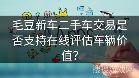 毛豆新车二手车交易是否支持在线评估车辆价值？