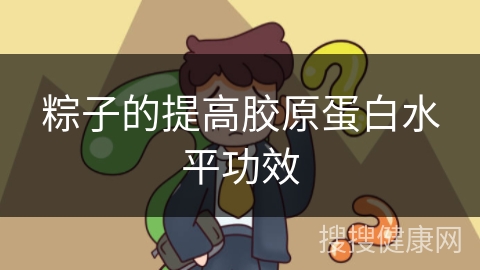 粽子的提高胶原蛋白水平功效