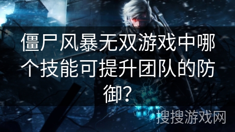 僵尸风暴无双游戏中哪个技能可提升团队的防御？