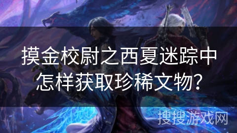 摸金校尉之西夏迷踪中怎样获取珍稀文物？