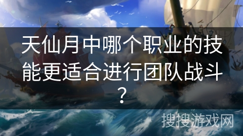 天仙月中哪个职业的技能更适合进行团队战斗？