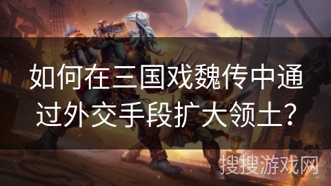 如何在三国戏魏传中通过外交手段扩大领土? 如何在三国戏魏传中通过外交手段扩大领土?