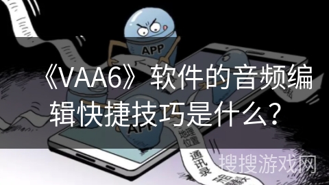 《VAA6》软件的音频编辑快捷技巧是什么？