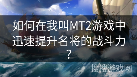 如何在我叫MT2游戏中迅速提升名将的战斗力? 如何在我叫MT2游戏中迅速提升名将的战斗力?