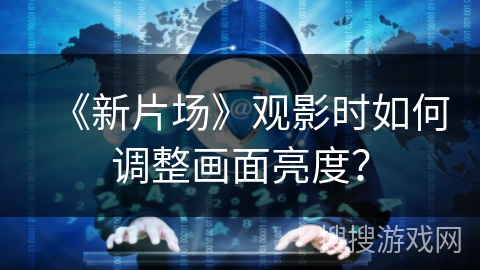 《新片场》观影时如何调整画面亮度？