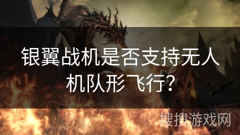 银翼战机是否支持无人机队形飞行？