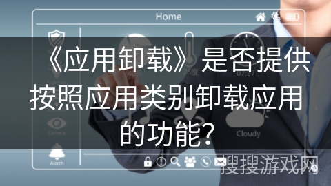 《应用卸载》是否提供按照应用类别卸载应用的功能? 《应用卸载》是否提供按照应用类别卸载应用的功能?