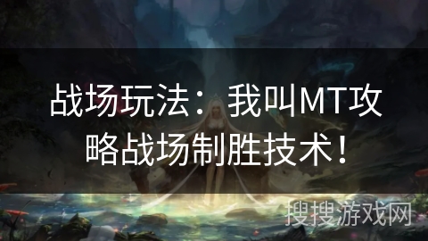 战场玩法:我叫MT攻略战场制胜技术! 战场玩法:我叫MT攻略战场制胜技术!