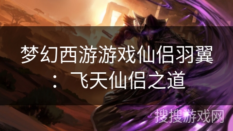 梦幻西游游戏仙侣羽翼：飞天仙侣之道