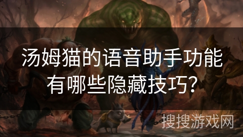 汤姆猫的语音助手功能有哪些隐藏技巧？