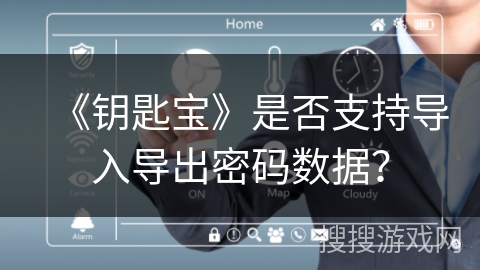 《钥匙宝》是否支持导入导出密码数据？