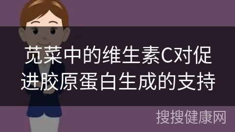 苋菜中的维生素C对促进胶原蛋白生成的支持