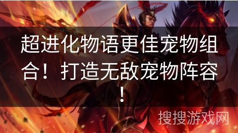 超进化物语更佳宠物组合！打造无敌宠物阵容！