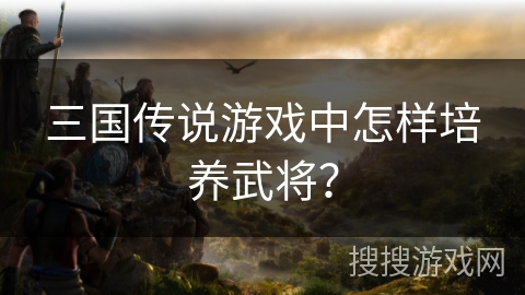三国传说游戏中怎样培养武将？