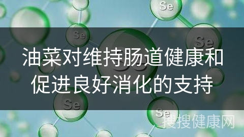 油菜对维持肠道健康和促进良好消化的支持