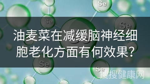 油麦菜在减缓脑神经细胞老化方面有何效果？