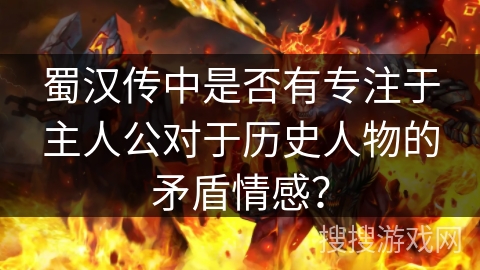 蜀汉传中是否有专注于主人公对于历史人物的矛盾情感？