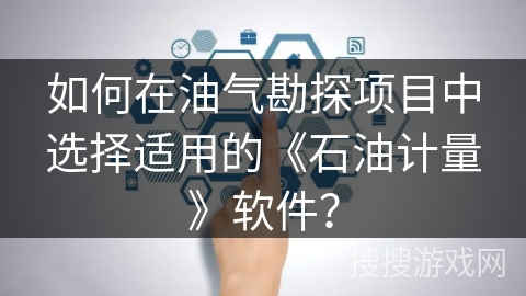 如何在油气勘探项目中选择适用的《石油计量》软件? 如何在油气勘探项目中选择适用的《石油计量》软件?