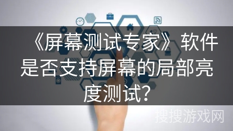 《屏幕测试专家》软件是否支持屏幕的局部亮度测试? 《屏幕测试专家》软件是否支持屏幕的局部亮度测试?