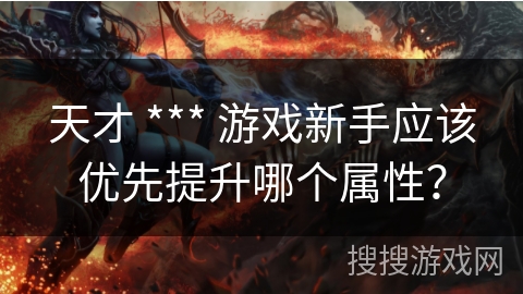 天才 *** 游戏新手应该优先提升哪个属性? 天才 *** 游戏新手应该优先提升哪个属性?