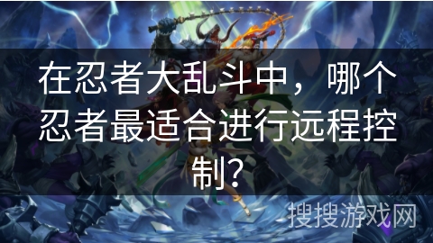 在忍者大乱斗中，哪个忍者最适合进行远程控制？