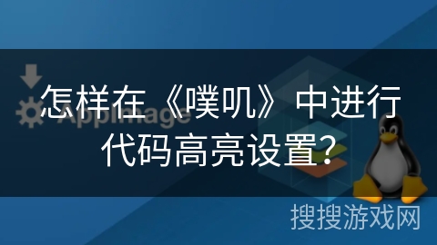 怎样在《噗叽》中进行代码高亮设置？