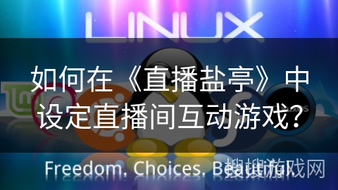 如何在《直播盐亭》中设定直播间互动游戏？