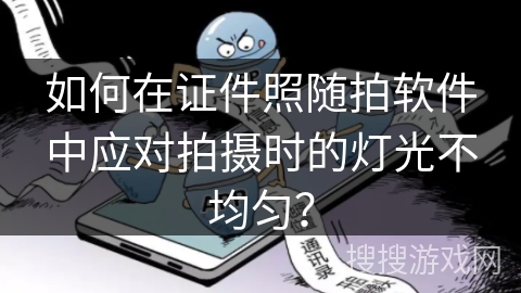 如何在证件照随拍软件中应对拍摄时的灯光不均匀? 如何在证件照随拍软件中应对拍摄时的灯光不均匀?