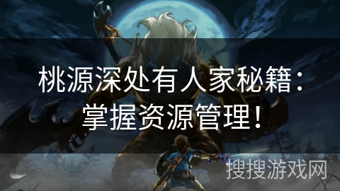 桃源深处有人家秘籍：掌握资源管理！