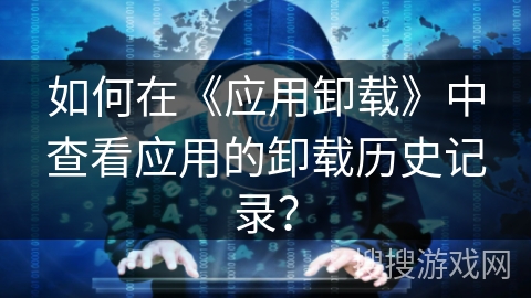 如何在《应用卸载》中查看应用的卸载历史记录？