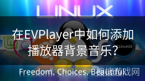 在EVPlayer中如何添加播放器背景音乐？