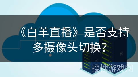 《白羊直播》是否支持多摄像头切换? 《白羊直播》是否支持多摄像头切换?