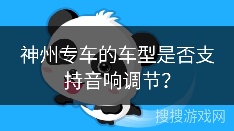 神州专车的车型是否支持音响调节？