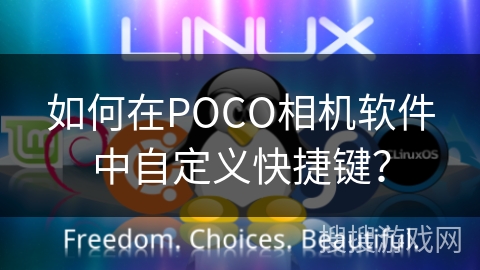 如何在POCO相机软件中自定义快捷键? 如何在POCO相机软件中自定义快捷键?