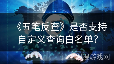 《五笔反查》是否支持自定义查询白名单? 《五笔反查》是否支持自定义查询白名单?