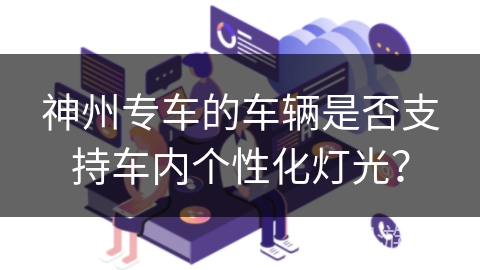 神州专车的车辆是否支持车内个性化灯光？