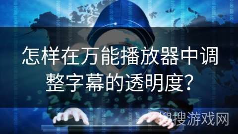 怎样在万能播放器中调整字幕的透明度？