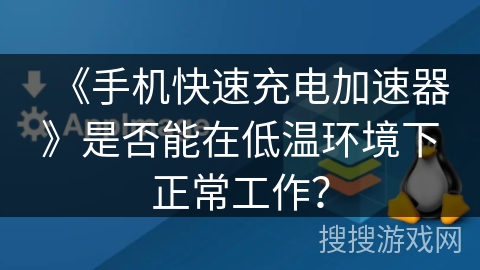 《手机快速充电加速器》是否能在低温环境下正常工作？